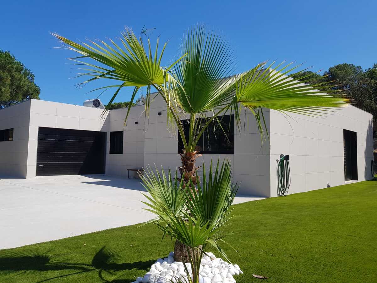 vivienda con panel sandwich